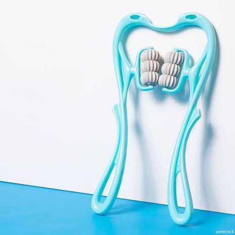 מכשיר עיסוי גוף ידני  .тמסאז'ר ידני נייד לצוואר, כתפיים, רגליים, ידיים, גב ומותניים – מכשיר אוניברסלי למתיחה והרפיית שרירים לגברים ולנשים