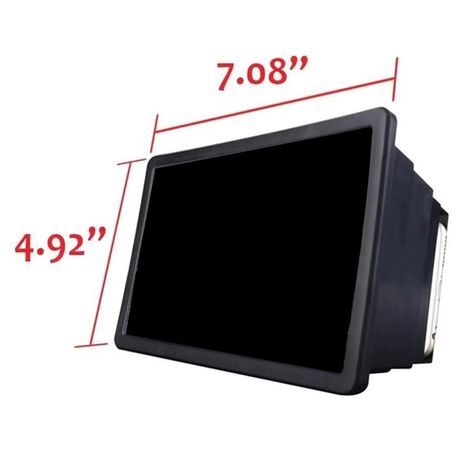 זכוכית הגדלה - מגדיל מסך סמרטפון 3D מעמד צפייה מיוחד בעל זכוכית מגדלת