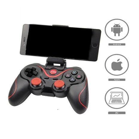 ג'ויסטיק אלחוטי עבור אנדרואיד, IOS ו- Windows. מתאים ל סמרטפונים  מחשבים PC, טבלטים , טלוויזיה חכמה Smart-TV, קונסולות TV- BOX - דגם C8s