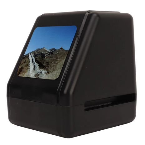 סורק פילם נייד ממיר סרטי צילום/שקופיות/נגטיבים בגודל 135/126/110 מ"מ לתמונות JPEG דיגיטליות. ממיר פילם דיגיטלי עם מסך 2.4