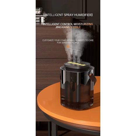 מכשיר אדים 3 ליטר, קיבולת מקצועית גדולה, מכשיר אדים ביתי. מפזר ארומה.  X6