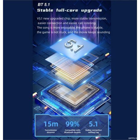 אוזניות סטריאו Bluetooth ,  מיקרופון , נטענות ,  בלוטוט אלחוטיות  Tws Bluetooth 5.0 אוזניות אלחוטיות 2 TWS Pro 80