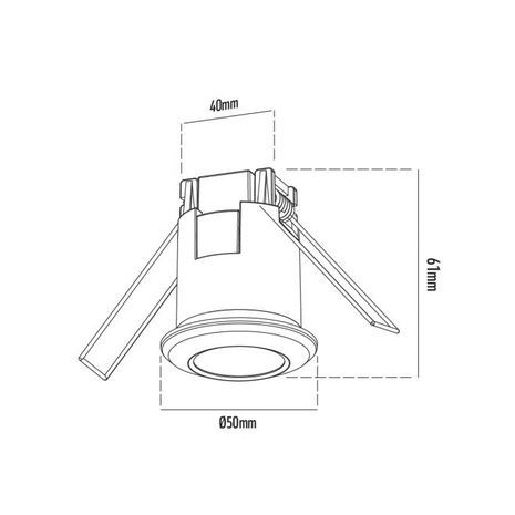 Motion detector with a 360-degree field of view. Ceiling recessed motion sensor, 360° coverage, up to 8 meters. Infrared motion sensor 360°. Model: Omega OM-CL-RSC-PIR.