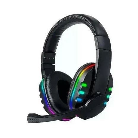 אוזניות גיימינג סטריאו עם מיקרופון ותאורת RGBBK-50