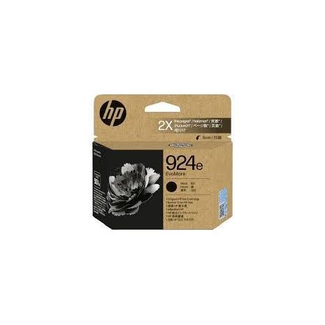 ראש דיו מקורי שחור כפול  HP 924e EvoMore