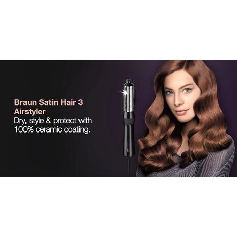 Фен , плойка, распямитель (утюжок) для волос 3 в 1 Braun Satin Hair 3 Airstyler