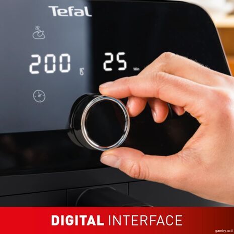 Air Fryer, Oil-Free Fryer Tefal Easy Fry Mega, Large 7.5L, 8 Programs, Black - 9