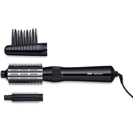 Hair Dryer, Curler, Straightener (Flat Iron) 3 in 1 Braun Satin Hair 3 Airstyle AS330