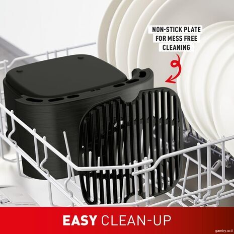 Air Fryer, Oil-Free Fryer Tefal Easy Fry Mega, Large 7.5L, 8 Programs, Black - 8