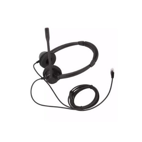 אוזניות לטלפון קווי, אוזניה לטלמרקטינג , עם חיבור במקום שפופרת