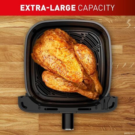Air Fryer, Oil-Free Fryer Tefal Easy Fry Mega, Large 7.5L, 8 Programs, Black - 5