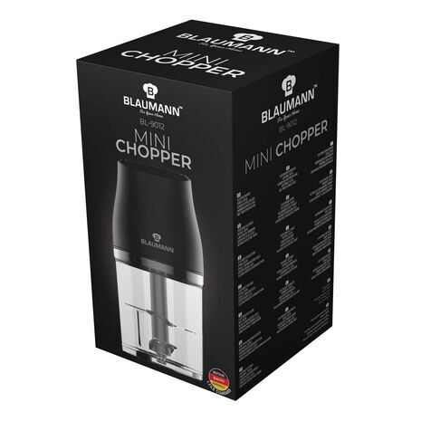 קוצץ ירקות עם  להב כפולה אל חלד קוצץ מזון חשמלי BLAUMANN BL-9012