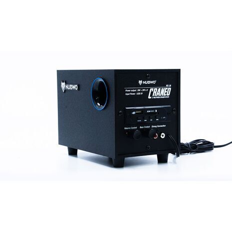 רמקולים למחשב ומערכת רמקול שולחני עם איכות צליל מעולה  2.1 Bluetooth, USB, MicroSD, AUX, FM Nubwo NS-38 CRANEO