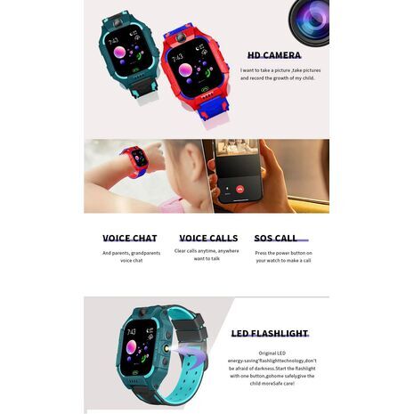 Детские умные часы - смарт-часы для детей в возрасте 4–12 лет с обучающими играми, камерой и функцией микро-чата.