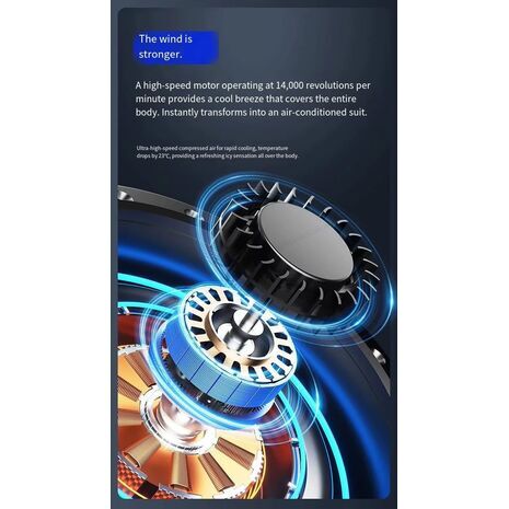 מאוורר לביש 4 ב-1: סוללה ניידת, פנס, חיבור לחגורה ולצוואר – מאוורר לעבודה, לטיולים ולקמפינג HOMFISH