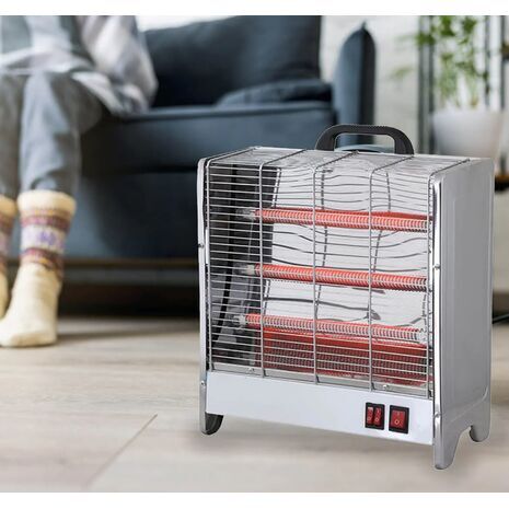 מַחְמֵם חֲדָרִים חשמלי שלוש סלילי קרמיקה. ECO URO HAH-3211