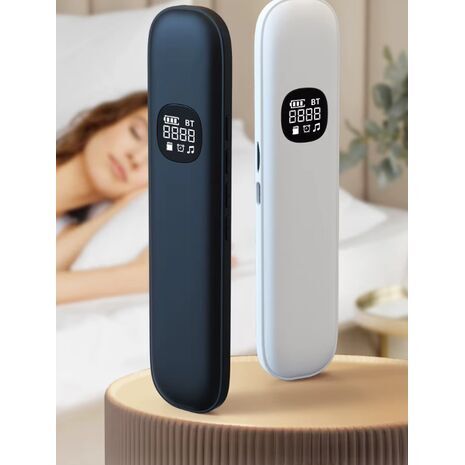 Беспроводная Bluetooth-колонка с костной проводимостью под подушку, звуковая панель-помощник для сна с белым шумом, LED-дисплеем, поддержкой TF/MP3 и таймером автоматического отключения