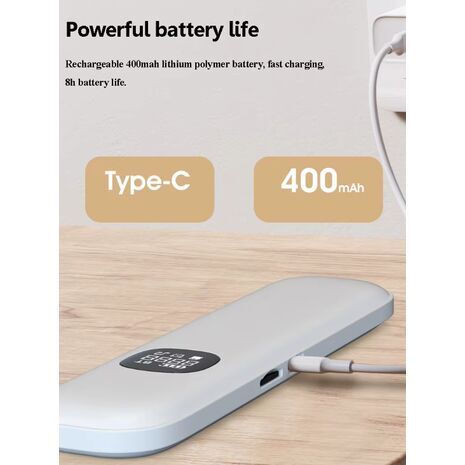 Беспроводная Bluetooth-колонка с костной проводимостью под подушку, звуковая панель-помощник для сна с белым шумом, LED-дисплеем, поддержкой TF/MP3 и таймером автоматического отключения