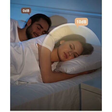 Беспроводная Bluetooth-колонка с костной проводимостью под подушку, звуковая панель-помощник для сна с белым шумом, LED-дисплеем, поддержкой TF/MP3 и таймером автоматического отключения