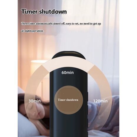 Беспроводная Bluetooth-колонка с костной проводимостью под подушку, звуковая панель-помощник для сна с белым шумом, LED-дисплеем, поддержкой TF/MP3 и таймером автоматического отключения