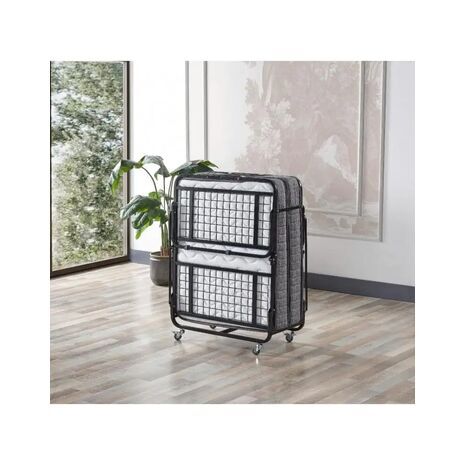 Гостевая складная кровать Relax - переносная раскладушка + ортопедический матрац 15 см  в подарок - 3