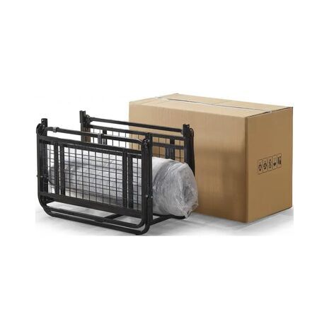 Гостевая складная кровать Relax - переносная раскладушка + ортопедический матрац 15 см  в подарок - 8