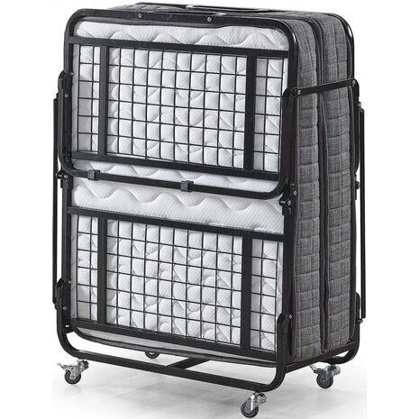 Гостевая складная кровать Relax - переносная раскладушка + ортопедический матрац 15 см  в подарок - 5