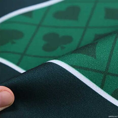 Professional Poker Rubber Mat NY-19090 — Up to 10 Players, Waterproof, Non-Slip, 90x180 cm, 0.2 cm Thick