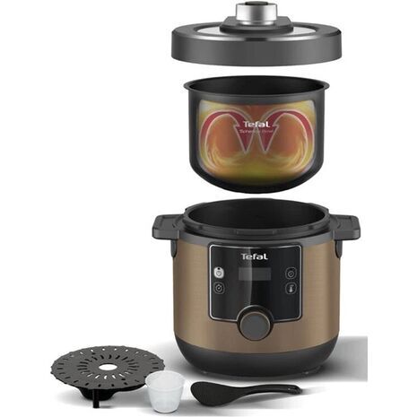 מולטי-ק cooker (מולטיקוקר) TEFAL 7.6 ליטר טורבו קיזין מקסי CY777G10