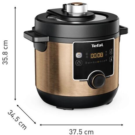 מולטי-ק cooker (מולטיקוקר) TEFAL 7.6 ליטר טורבו קיזין מקסי CY777G10