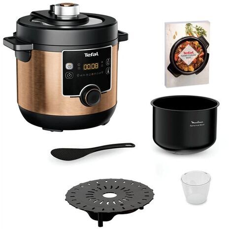 מולטי-ק cooker (מולטיקוקר) TEFAL 7.6 ליטר טורבו קיזין מקסי CY777G10