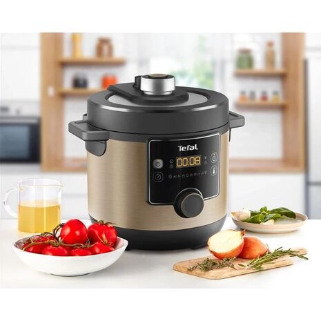 מולטי-ק cooker (מולטיקוקר) TEFAL 7.6 ליטר טורבו קיזין מקסי CY777G10