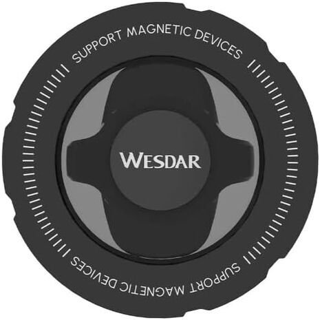 מחזיק טלפון מגנטי לרשת מיזוג עם סיבוב של 360° WESDAR - 3