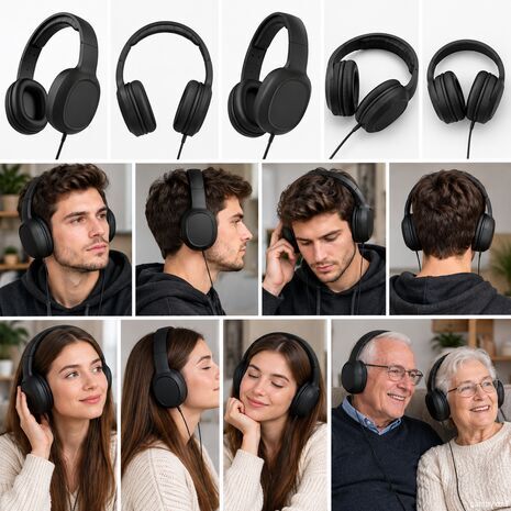 Наушники AUX Pro Audio DJ-210