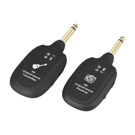 מערכת אלחוטית Miwayer A8 לגיטרה - משדר ומקלט встроен заряд עם встроה לגיטרה חשמלית/בס