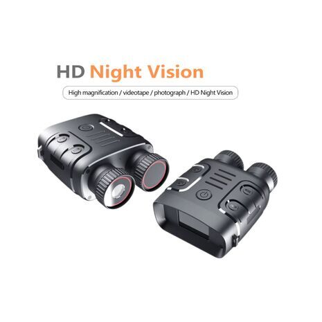 מכשיר ראיית לילה אינפרא אדום ביאנקולר 1080P, עם הגדלה של 5x, מצב יום ולילה, הגדלה דיגיטלית לצילום - 4