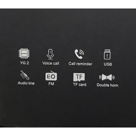 רמקול אלחוטי עם צליל תלת-ממדי ובאס נפלא. BT5.2, USB, TF, FM, AUX, מיקרופון, תזכורת שיחה X7 - 3