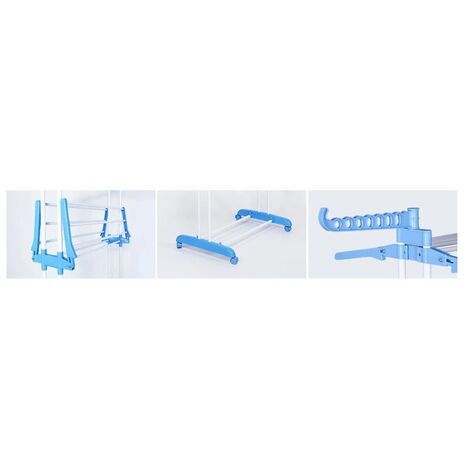 מתלה בגדים נייד רב-תכליתי לאחסון וייבוש – Spray Painting Clothes Hanger TW116