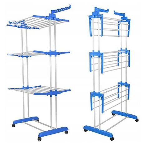 מתלה בגדים נייד רב-תכליתי לאחסון וייבוש – Spray Painting Clothes Hanger TW116