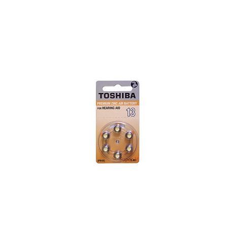 סוללות למכשיר שמיעה טושיבה PR48-13 1.4V 6 יחידות