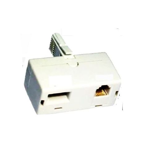 Telephone Adapter: 1 American and 1 Israeli Socke