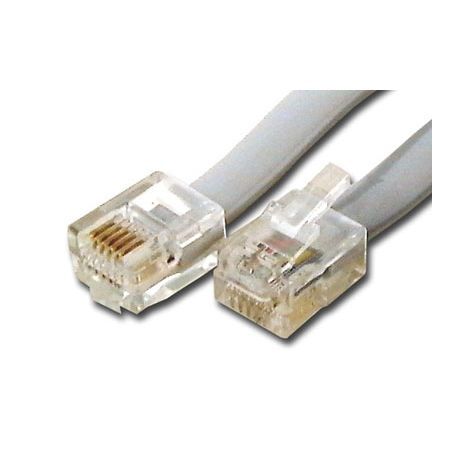 כבל טלפון תקע אמריקאי ל-20 מטר