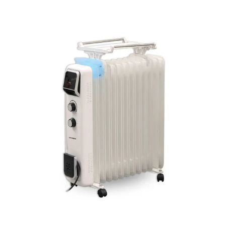 רדיאטור חמום שמן 13 צלעות HAH-1320 HYUNDAI -  כלל מתלה לייבוש בגדים+ מתקן להוספת לחות  Semicom 2600W