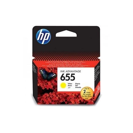 HP 655 Y Genuine inkjet cartridge yellow CZ112AE