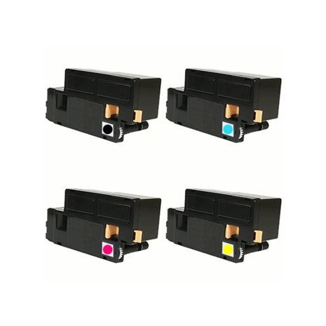 הסט כולל טונרים תואמים ללייזר זירוקס Xerox 6010 C\M\Y\K