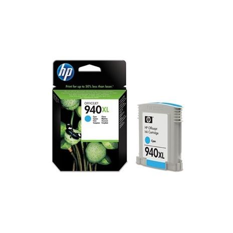 HP 940XL Оригинальный струйный картридж (голубой), увеличеной емкости (C4907AE)