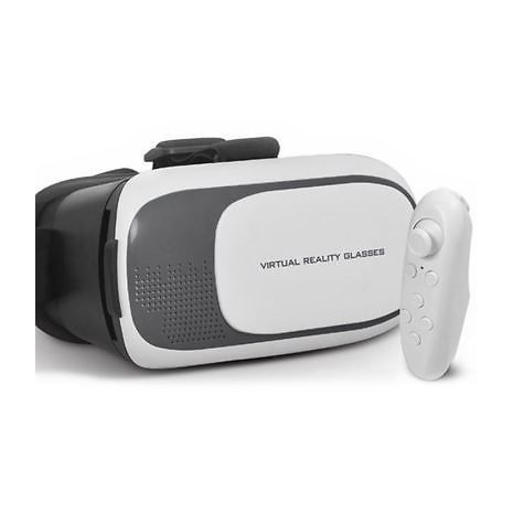 משקפי מציאות מדומה 360 מעלות 3D - קלת נאמד VRG200-R כלל שלט אלחוטי Bluetooth!