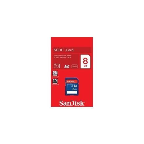 כרטיס זיכרון 8GB SDHC SanDisk