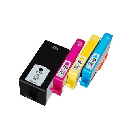 Комплект совместимых  струйных картриджей HP 920 XL C/M/Y/K  (все цвета)