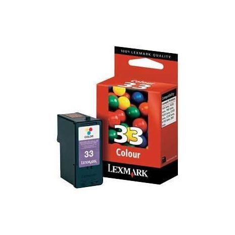קָרְטִידֵג' מִדְפָּסָה אֲוֹרִיגִינָלִי לֶקְסְמַרְק 33 (18C0033) (צֶבַע)